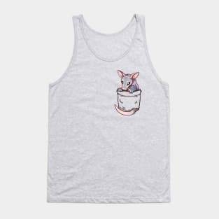 Pocket Cute Aardvark Wildlife Tank Top